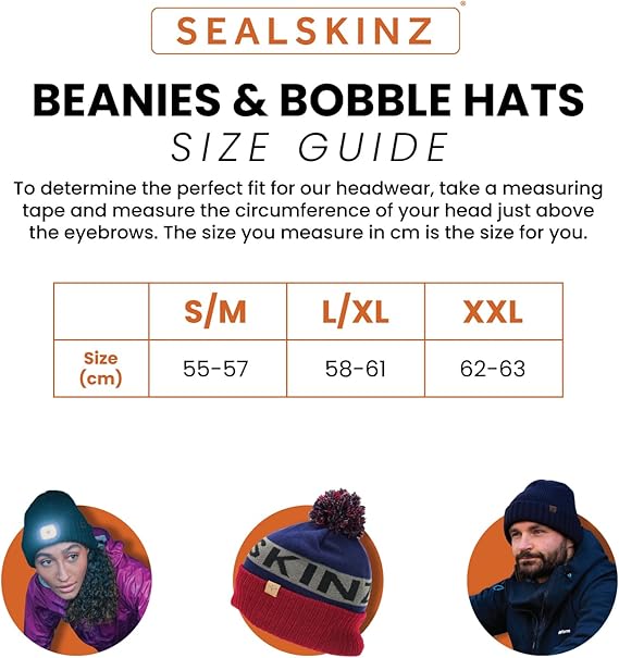 Beanie Size Chart